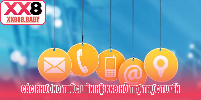 Các phương thức liên hệ XX8 hỗ trợ trực tuyến